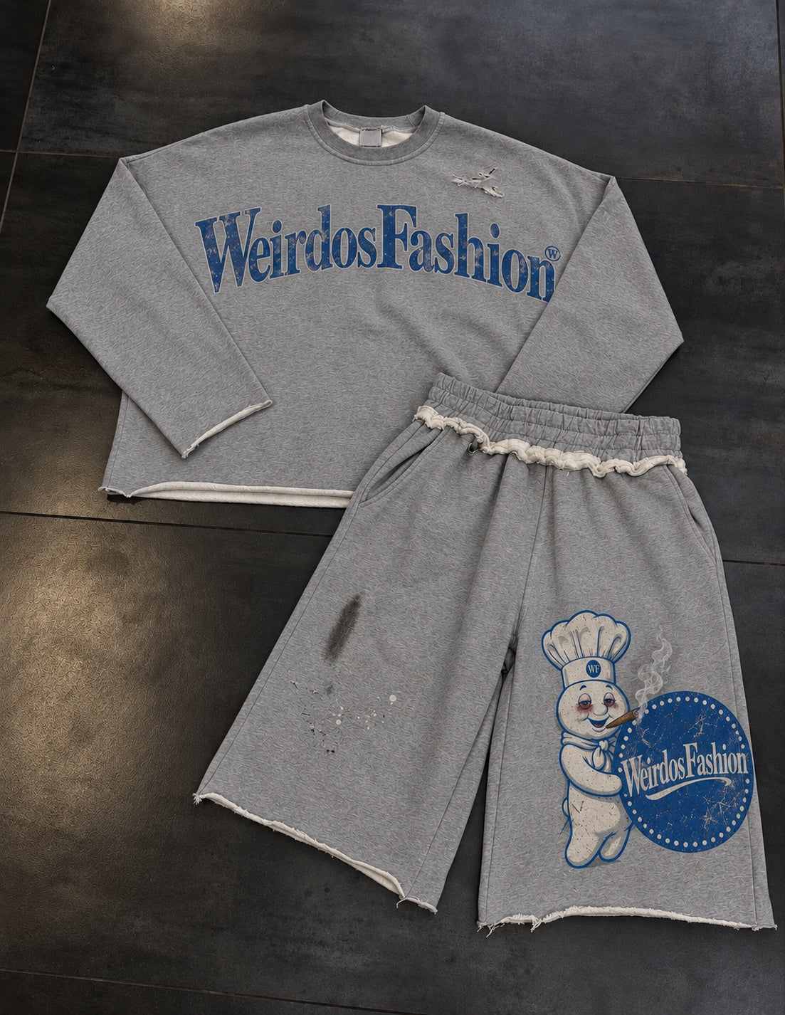 WF X BAKED Set — Blue & White