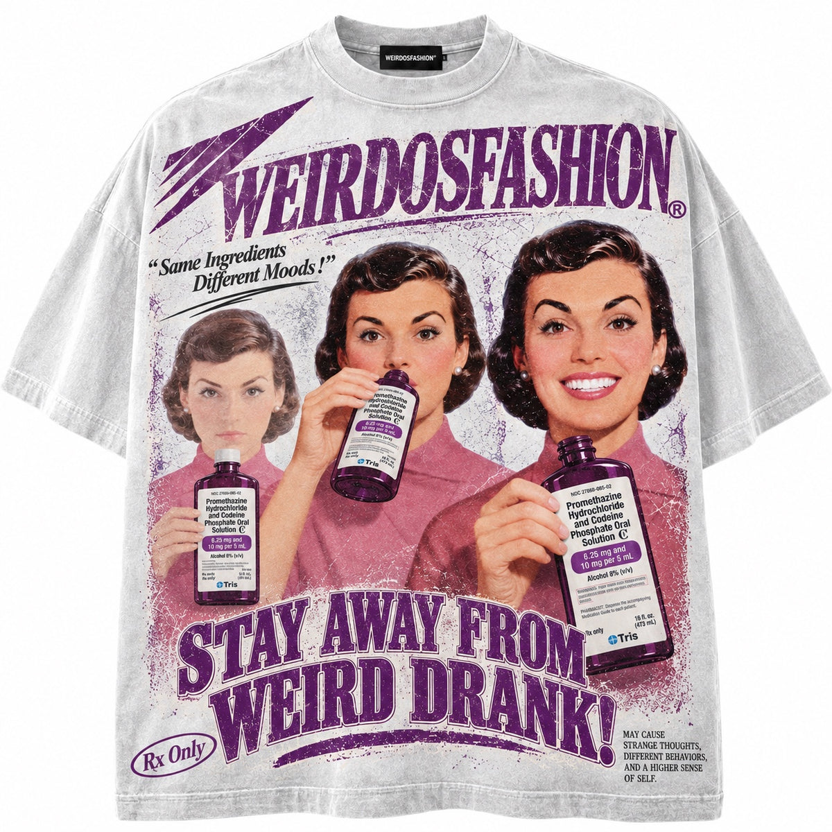 Different Moods Tee — Purple