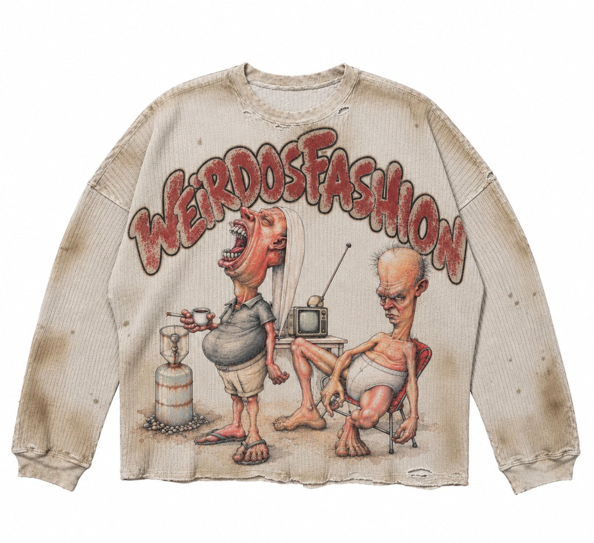 Vintage distressed WeirdosFashion crewneck